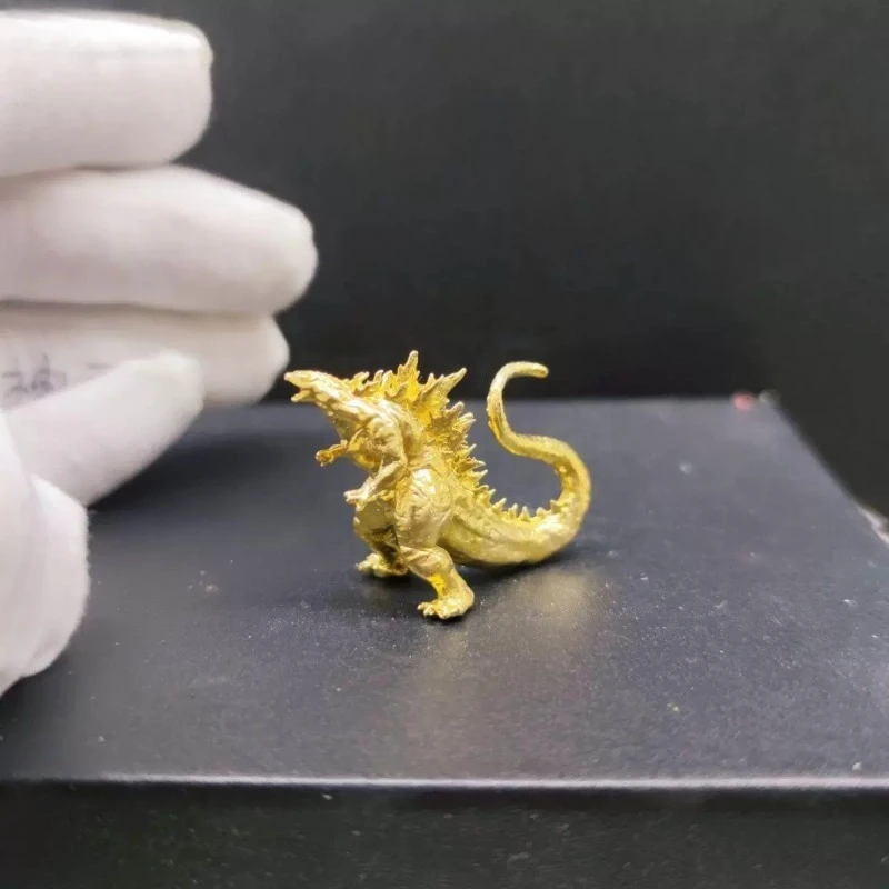 Pure Copper Mechanical Red Lotus Godzilla Vs King Of King Kong Monster Simulation Toy Garage Kit Action Figures