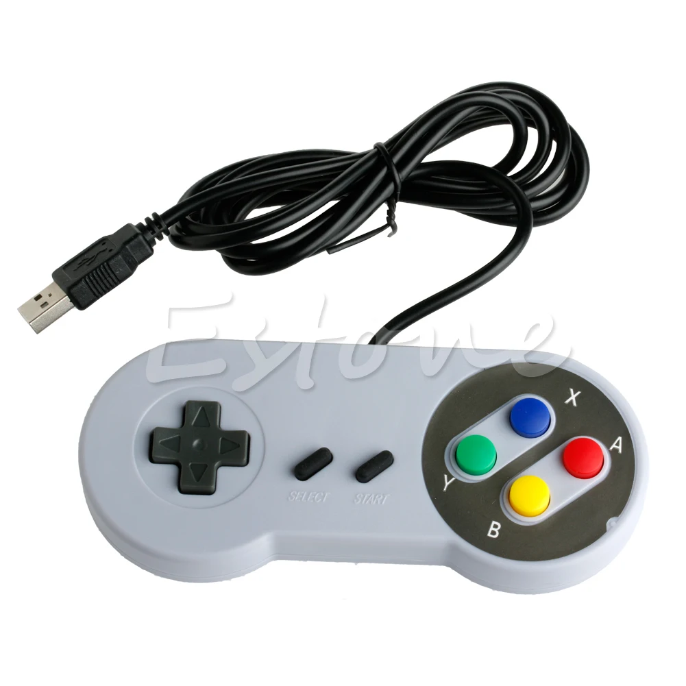 P82F Gamepad Usb Super Controller Joypad Per Pc Famicom Sf Snes Windows
