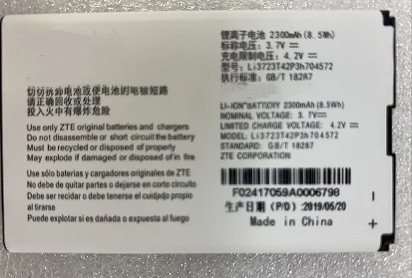 Per Zte Mf91C1 Router Mf91S2 Batteria Bli3723T42P3H704572