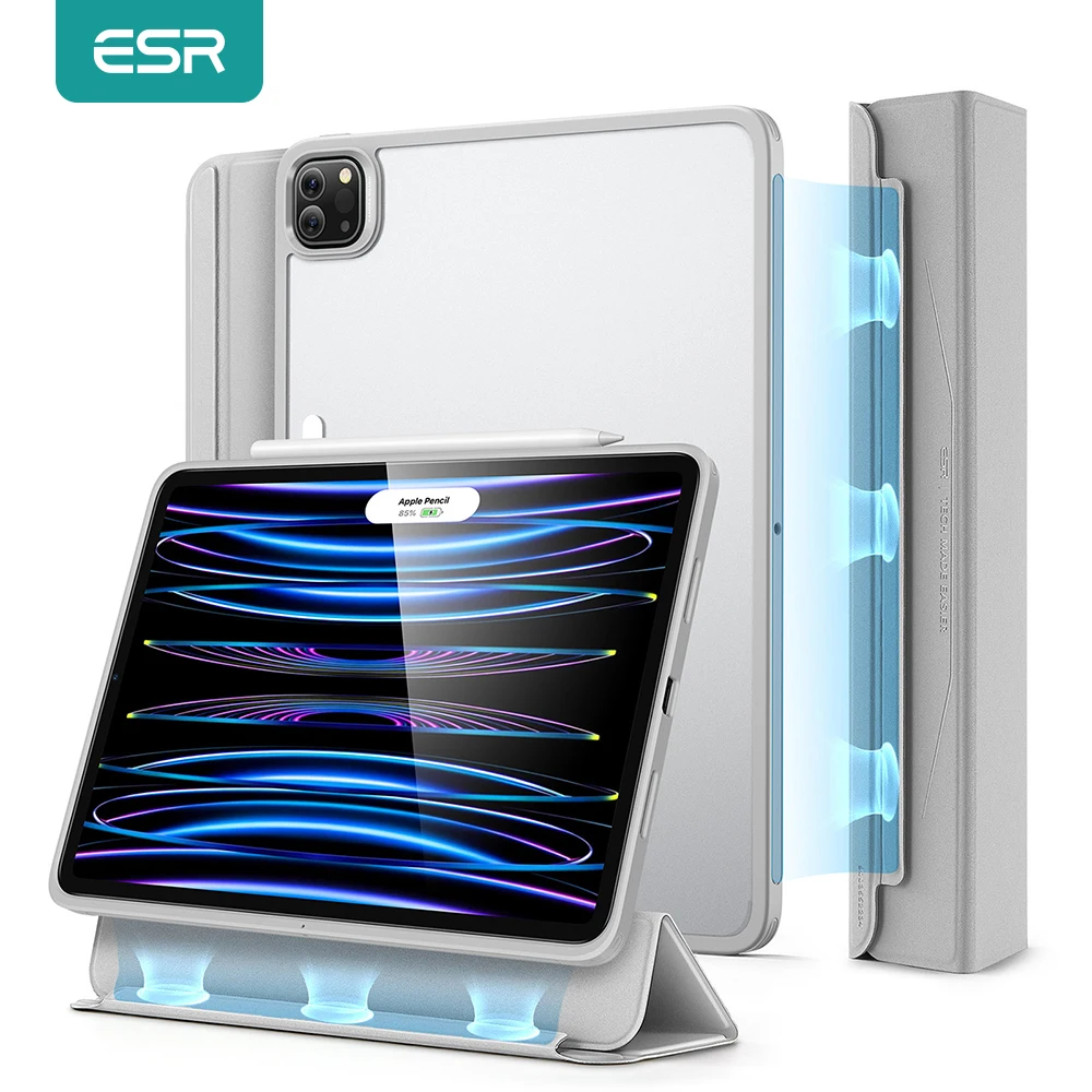 Esr Per Ipad Pro 11 2021 2022 Custodia Per Ipad Pro 11 Supporto Matita 2 Custodia Magnetica Staccabile Per Ipad Pro 2022 Smart Cover