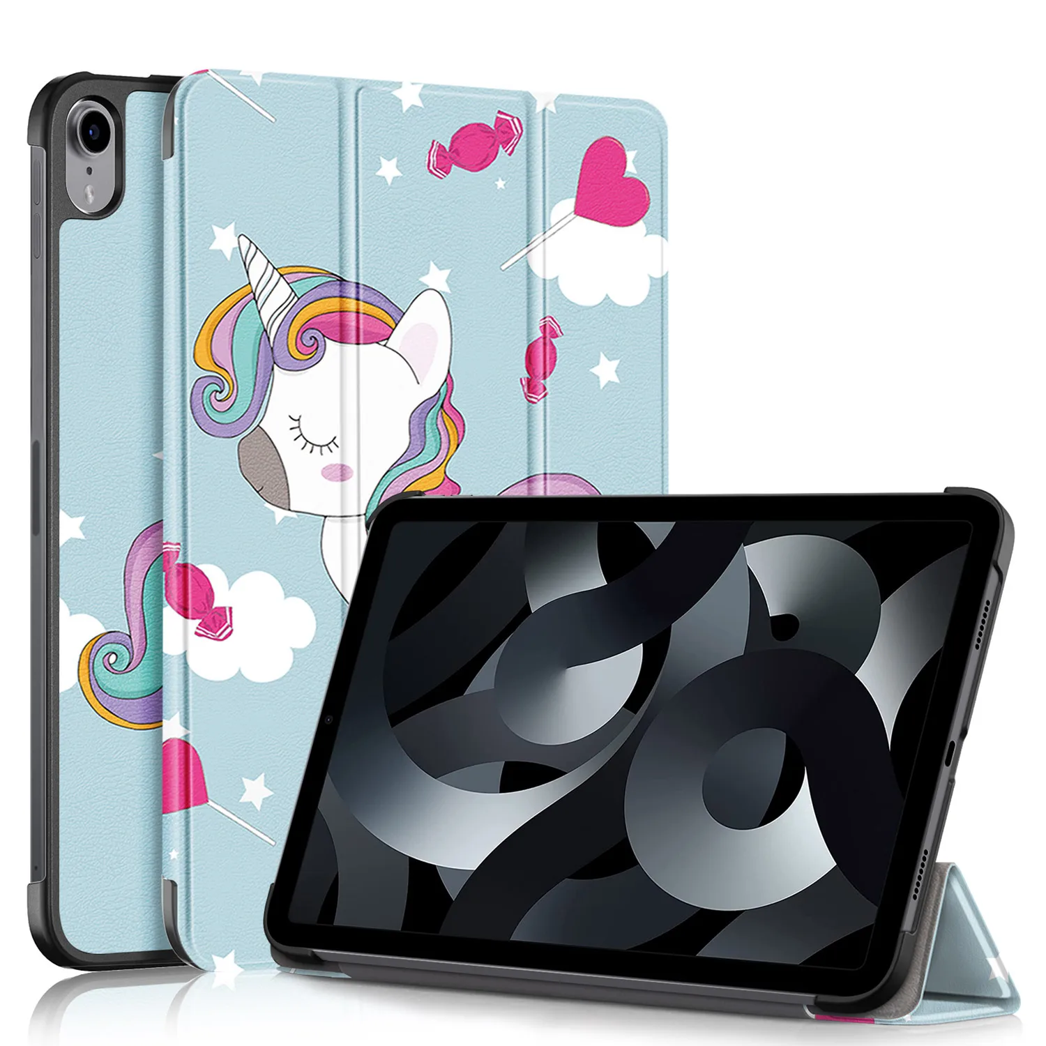 Smart Cover Per Ipad Pro 11 Case 2022 2021 Funda Ipad Pro 11 Color Painting Magnet Slim Trifold Cover Per Ipad Pro11 3Nd 4Th Gen