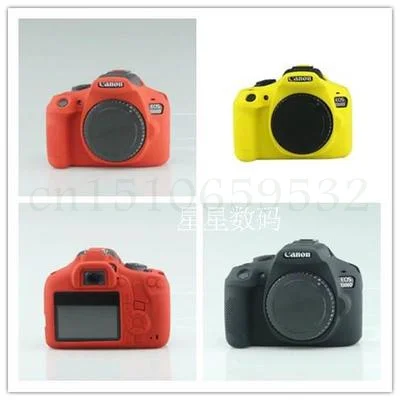 Copertura Della Macchina Fotografica Del Silicone Gomma Morbida Dslr Spalla Della Macchina Fotografica Per Canon 90D 1300D 1500D Dslr Della Macchina F