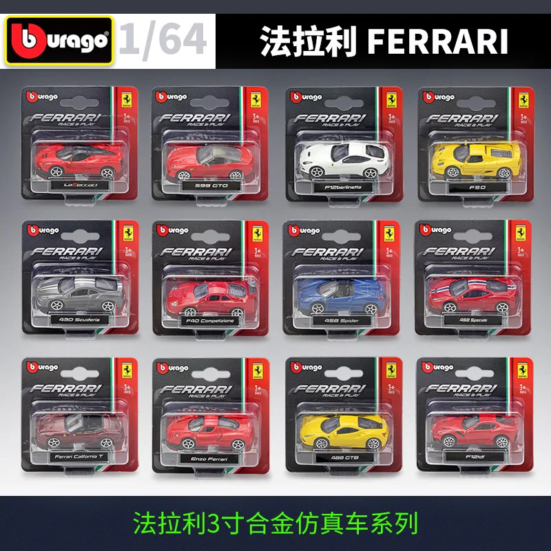 Bburago 1:64 21 Stili Ferrari Modelli In Lega Modello Di Auto Toy Collection Regalo