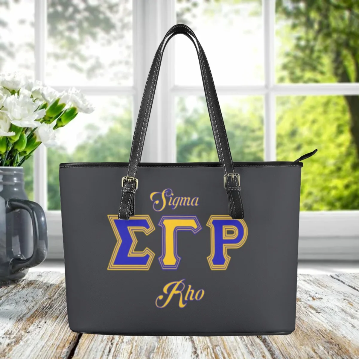 Sigma Gamma Rho Design Fashion Zipper Borsa A Tracolla Vintage Party Popular Small Totes Long Strap Outdoor Commuter Handbags Gift