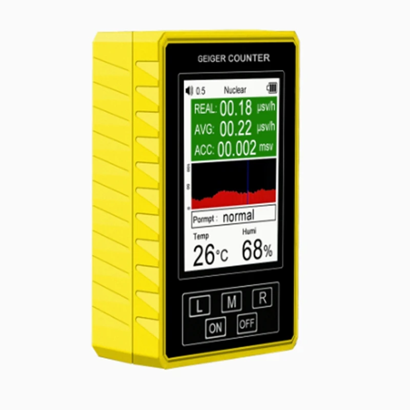 Xr3 Pro Digital Nuclear Radiation Detector Geiger Counter Dosimetro Semifunzionale Emf Meter B-Y X-Ray Beta Gamma Tester