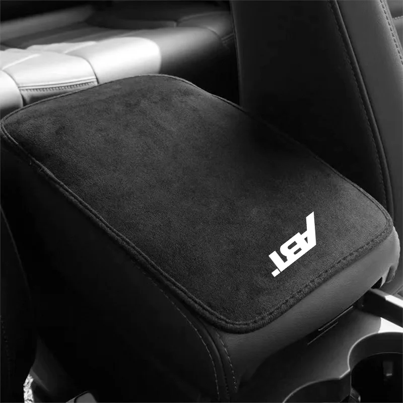 Suede Leather Armrest Mat Arm Rest Protection Cushion Auto Armrests For Abt Audi Rs3 Rs4 Rs5 Rs6 Rs7 S4 S5 S6 Sq7 A5 A4 Q5 Tt Vw