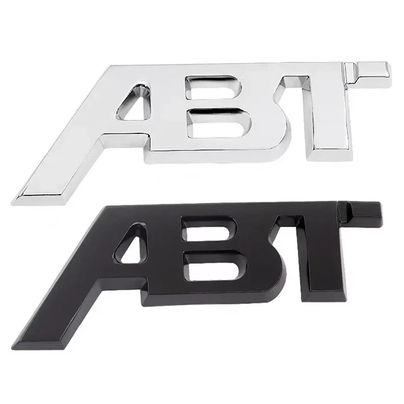 3D Chrome Metal Car Letters Grill Abt Logo Sticker Per Audi Q3 Q5 Q7 Q8 A3 A4 B7 A5 A6 Rs6 Rs7 Rs3 Abt Emblem Badge Accessori