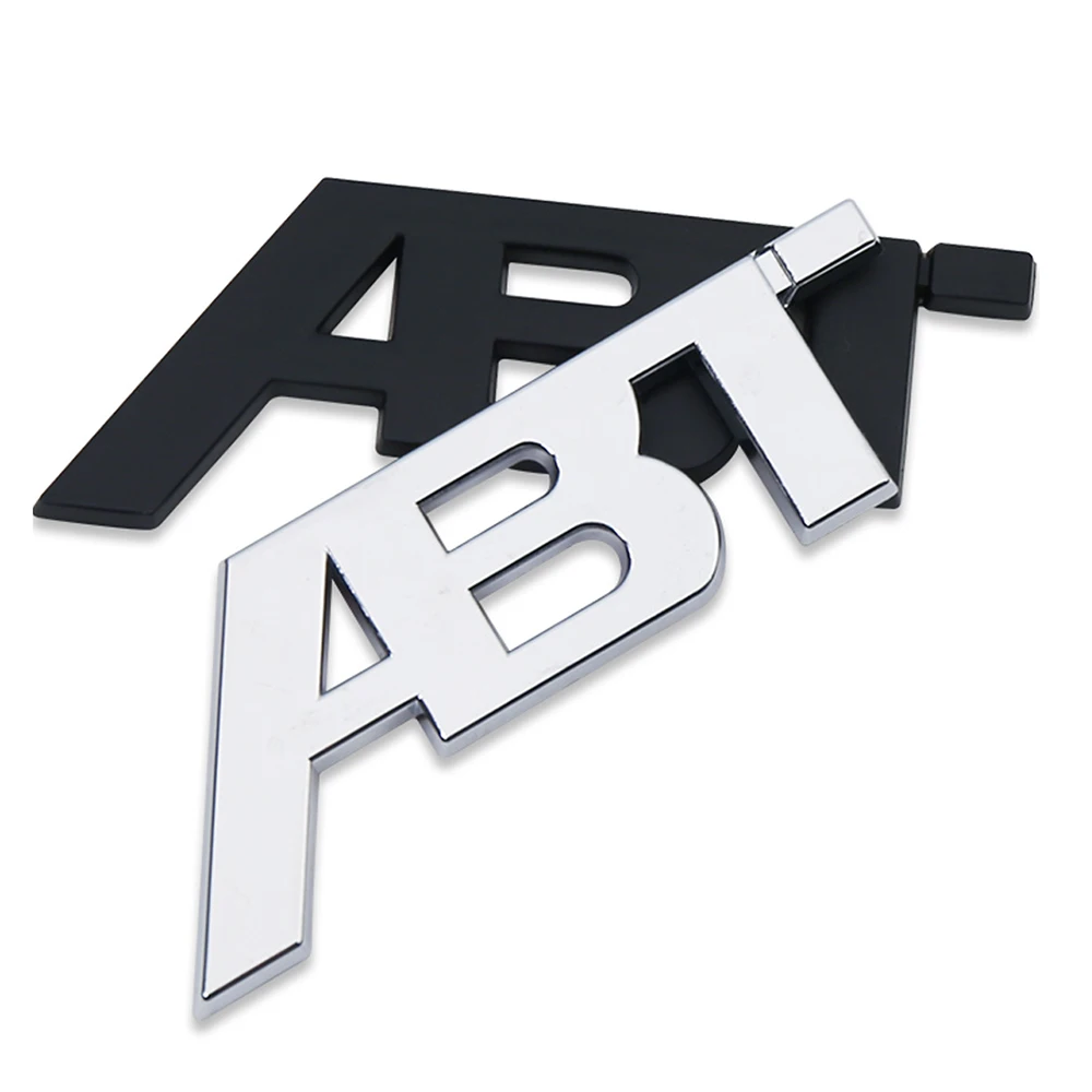Lato Per Audi Sticker Metal Abt Emblem Sticker Car Trunk Sticker Per Audi A8 S4 S5 S6 Q5 Qs7 Rs6 Rs7 Sq5 Rs5 Sq5 Sq8 A1 A3 A4 A5