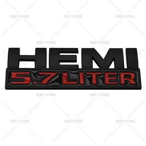Autoadesivo Del Bagagliaio Del Distintivo Laterale Della Carrozzeria Per Dodge Hemi Emblema Da 5.7 Litri Ram Journey Caravan Challenger Jcuv Caliber D