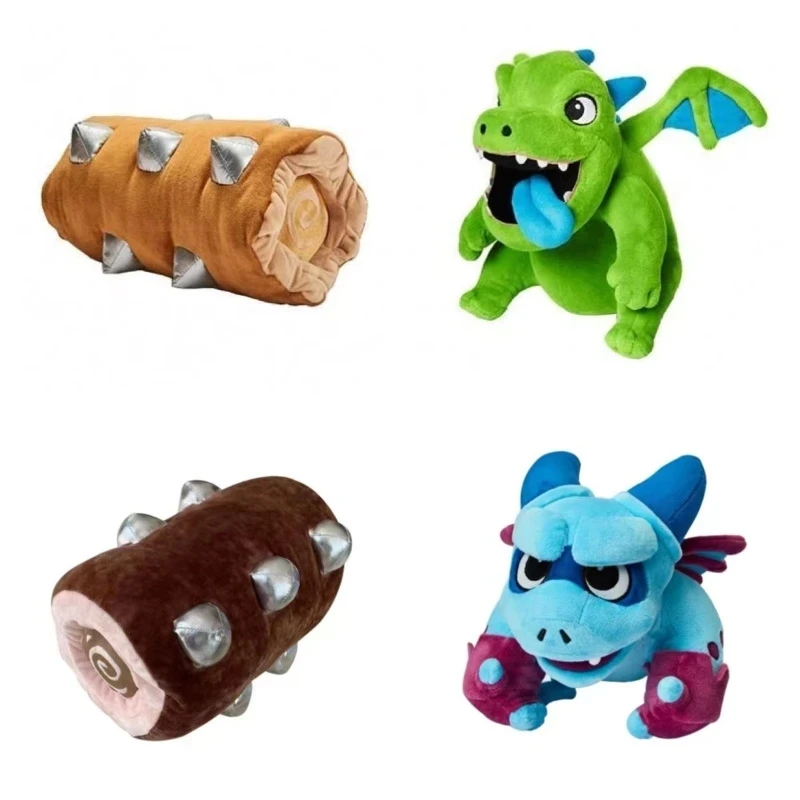 1/3Pcs Clashed Royale Peluche Bambola Giocattolo Royale War Revenge Log Rolling Wood Doll Pillow Game Cartoon Baby Dragon Soft Plushie Gift