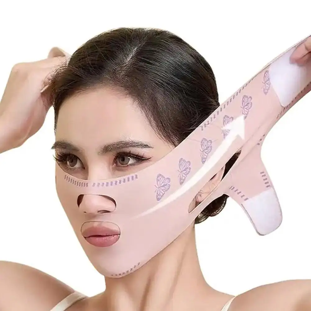 V Face Lift Up Beauty Face Sculpting Sleep Mask Maschera Traspirante Cura Face Face Belt Skin Thin Face Tool Lifting Dimagrante H8V1