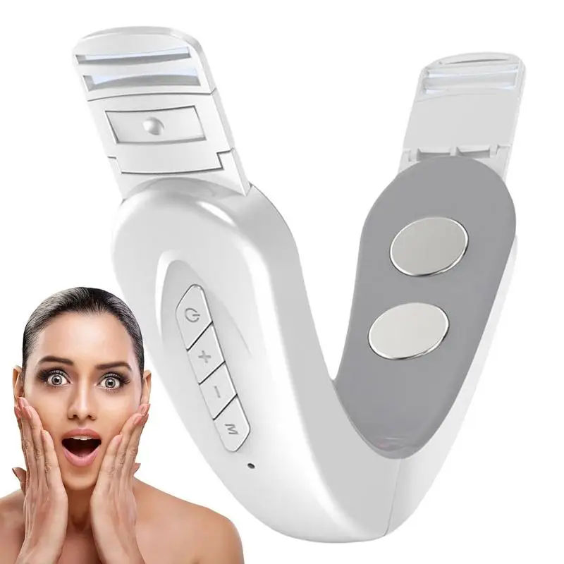 Dispositivo Di Nastro Per Il Sollevamento Del Viso A Forma Di V Per Il Viso Massaggiatore Rassodante Per Il Viso Microcorrente Cura Della Pelle Viso P