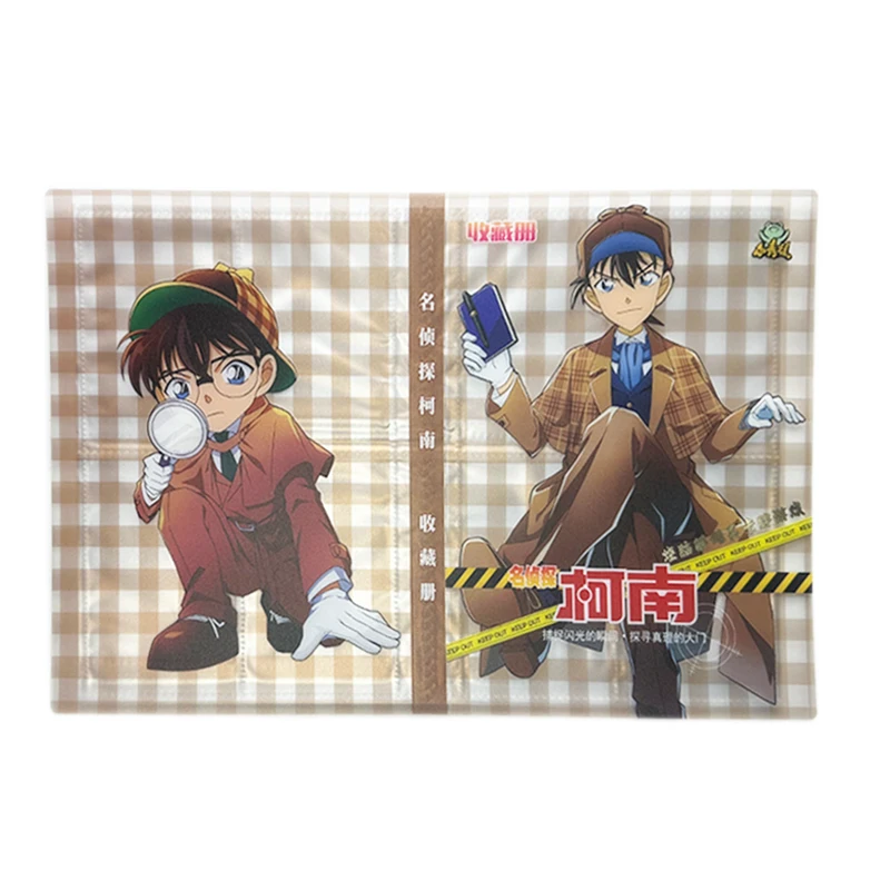 80/160Pcs Detective Conan Card Album 20 Pagine Holder Book Collection Playing Game Book Elenco Caricato In Alto