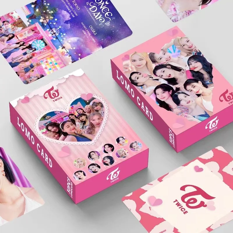 30 Pz/Set Kpop Lomo Cards Album Fotografico Ragazza Coreana Group Cartolina Mini Lomo Card Game Fans Collection Gift Toy Photocard Segnalibri