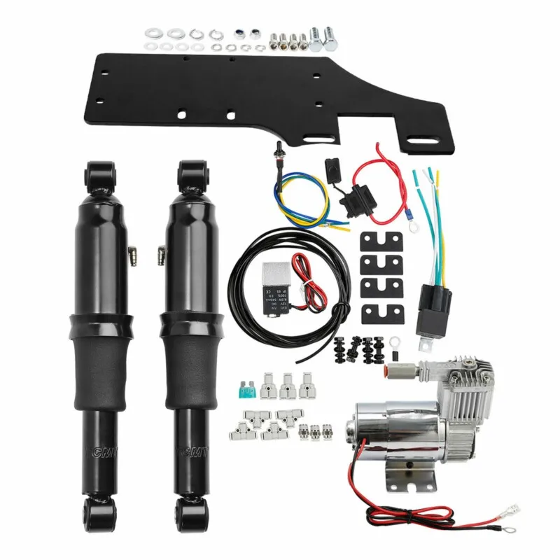 Kit Sospensioni Pneumatiche Posteriori Regolabili Per Harley Touring Bagger Glide Ultra Road Street Glide Road King Electra Street Glide