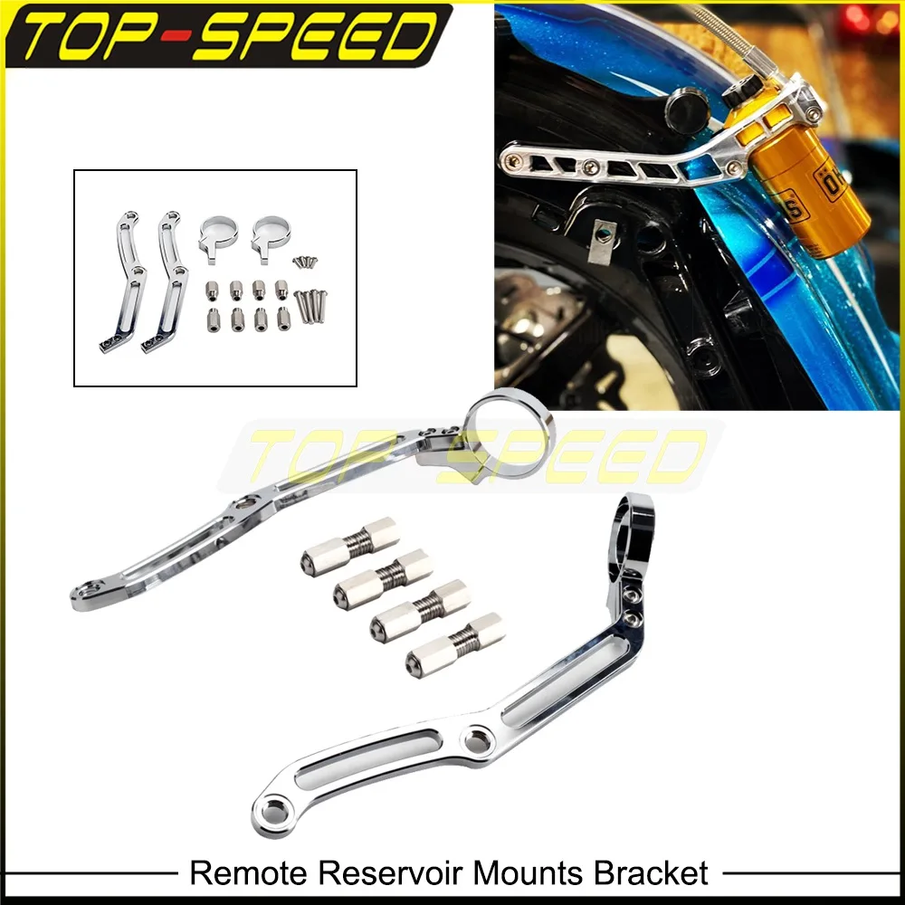 Per Harley Touring Bagger 14-22 Supporti Per Serbatoio Remoto Staffe Per Road King Street Glide Ohlins Hd 044 & Legends Revo Shock