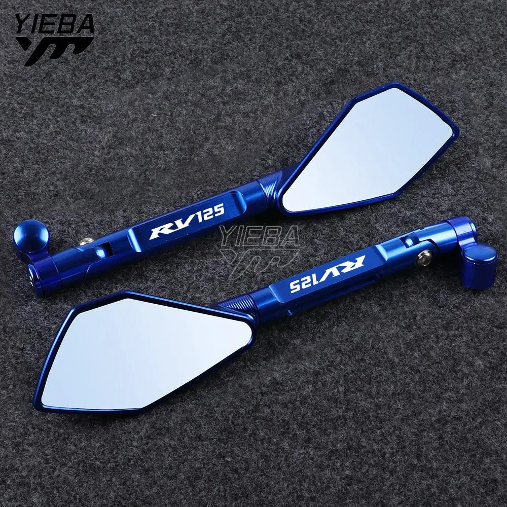 Rv200 Rv 200 2016-2017 Motorcycle Aluminum Rearview Side Mirrors For Suzuki Rgv 250 Rgv250 Vj21A Rv125 Rv 125 2003 2014 -2016