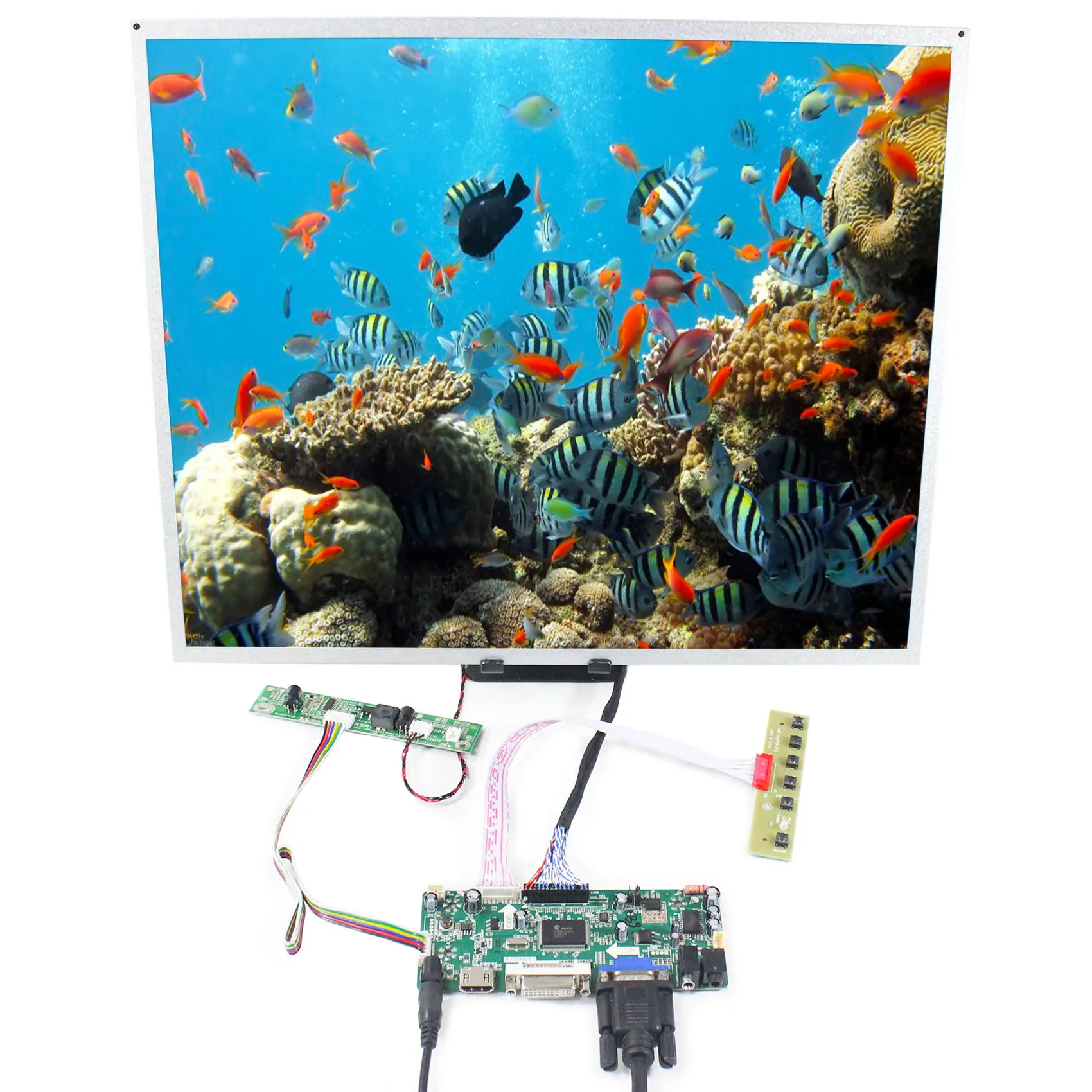 Schermo Lcd 19 "G190Etn01.0 1280X1024 Con Scheda Controller Lcd Hd Mi Vga Dvi M.Nt68676, Fai-Da-Te Per Monitor Archde1Up