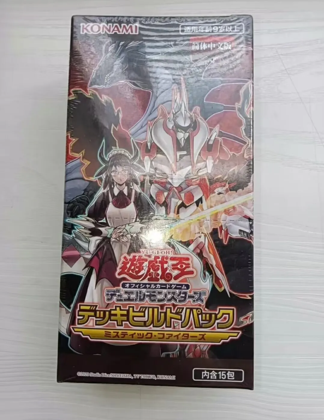 Duel Monsters Yugioh Konami Deck Build Pack Mystic Fighters Dbmf Collezione Edizione Cinese Scatola Booster Sigillata