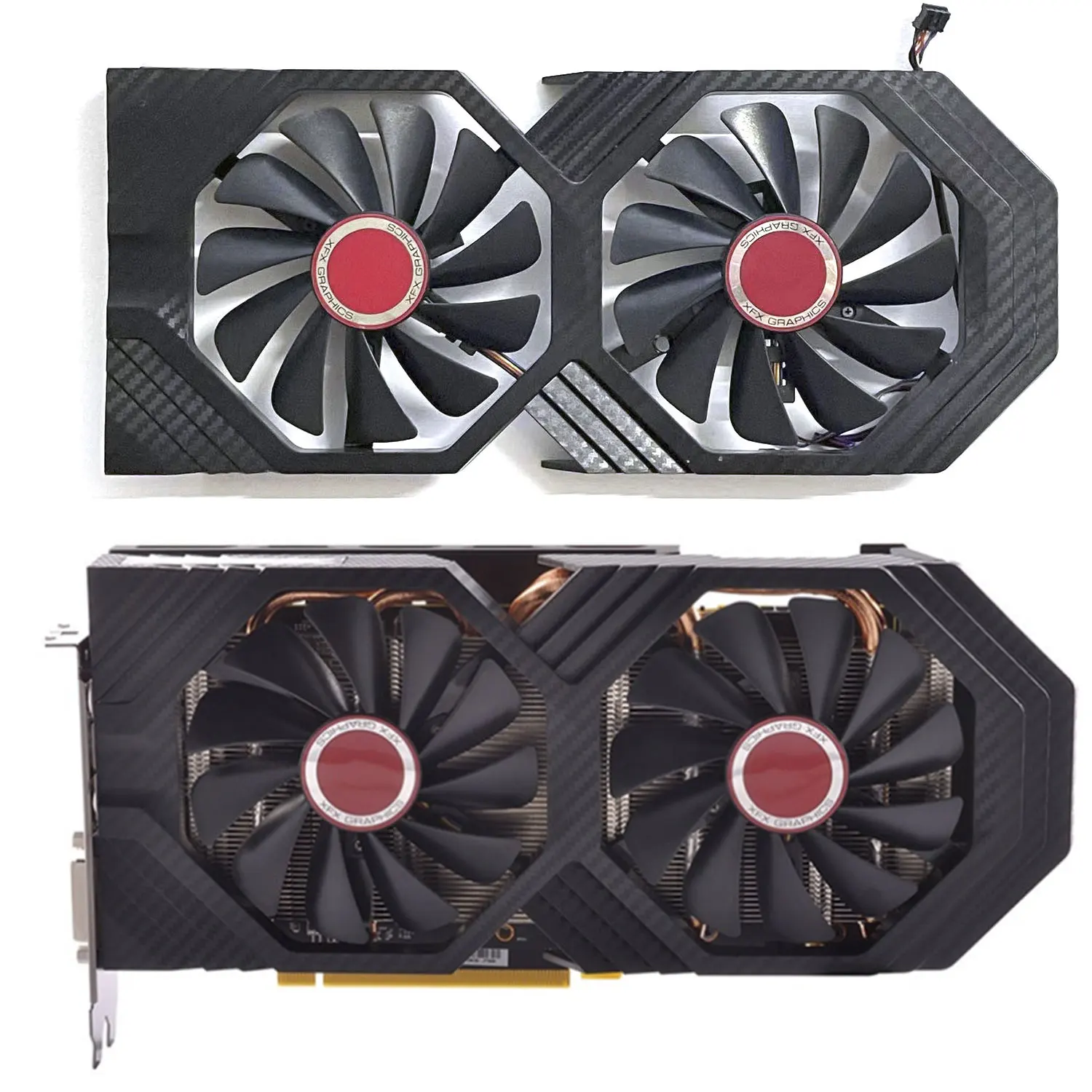 Nuova Ventola Xfx Rx590 Gpu 4Pin 95Mm Fdc10U12S9-C Cf1010U12S Per Ventola Di Raffreddamento Della Scheda Grafica Xfx Rx 590/580/570 Vga