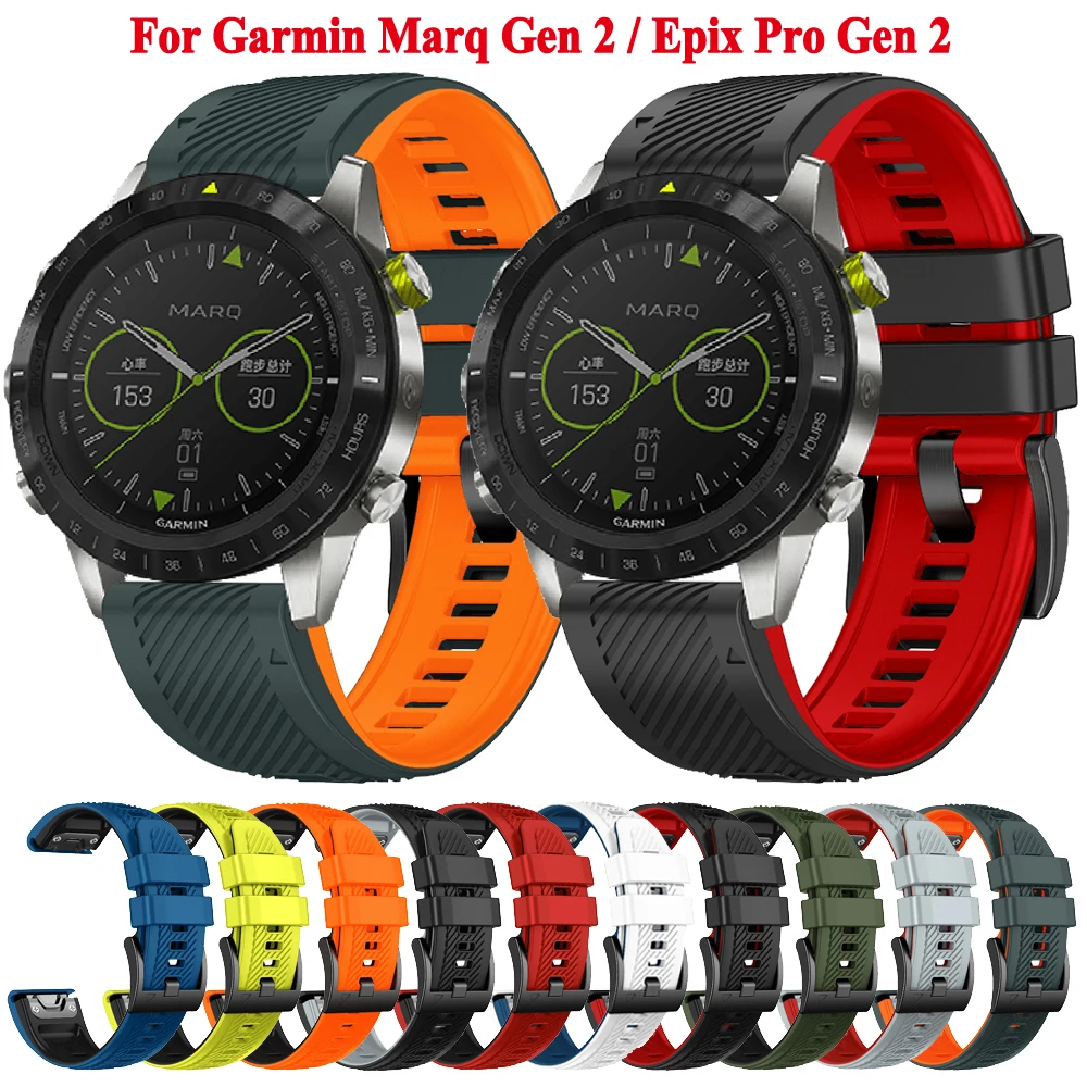 Cinturino Quickfit 26 22Mm Per Garmin Marq Gen 2 Marq Atleta Capitano Adventurer Golfer Aviator 2 Fenix 7X Cinturino Per Orologio Solare