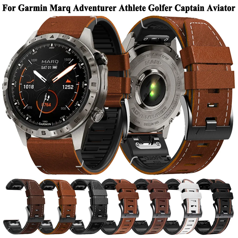 Cinturino Quickfit 26/22Mm Per Garmin Marq Adventurer Atleta Golfer Captain Aviator Gen 2 Fenix 7X 6X Pro Smartwatch Band Bracciale
