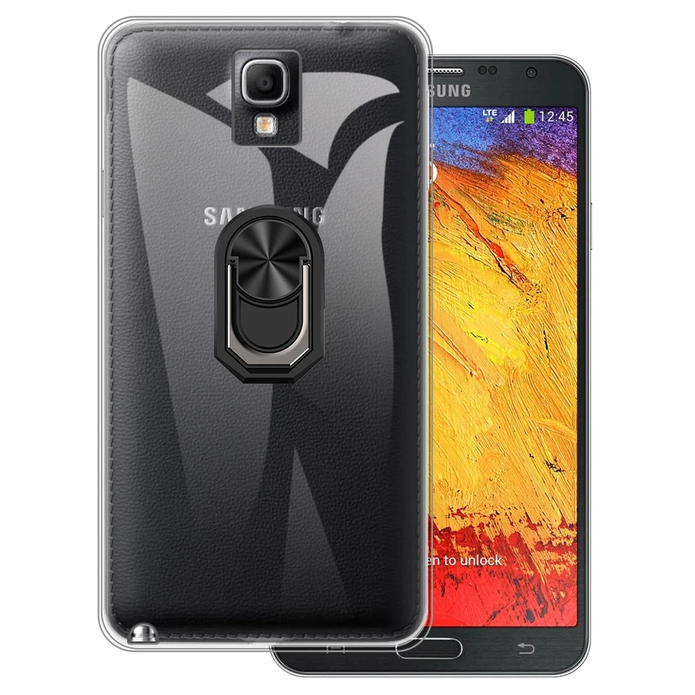 Supporto Per Anello Antiurto Di Lusso Per Samsung Galaxy Note 3 Neo Note 3 Neo Lte + N7505 Custodia Morbida In Silicone Tpu Custodia Protettiva