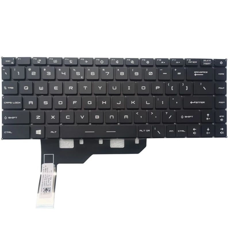 Nuova Tastiera Per Laptop Usa Per Msi Ge66 Gp66 Ms-1541 Ms-1542 Ms-1544 Gp66 Gs66 Stealth Ms-16V1 Ws66 Ms-16V4