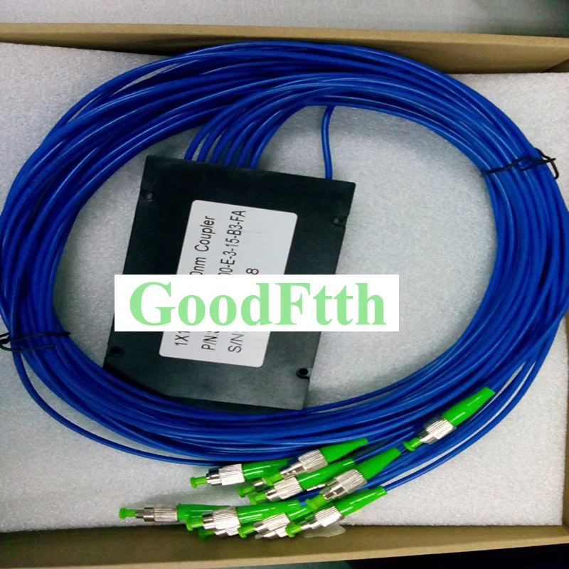 In Fibra Ottica Fbt Splitter Accoppiatore 1X12 Fc/Apc Sm Blindata Cavo Armato Rapporto Personalizzato Goodftth