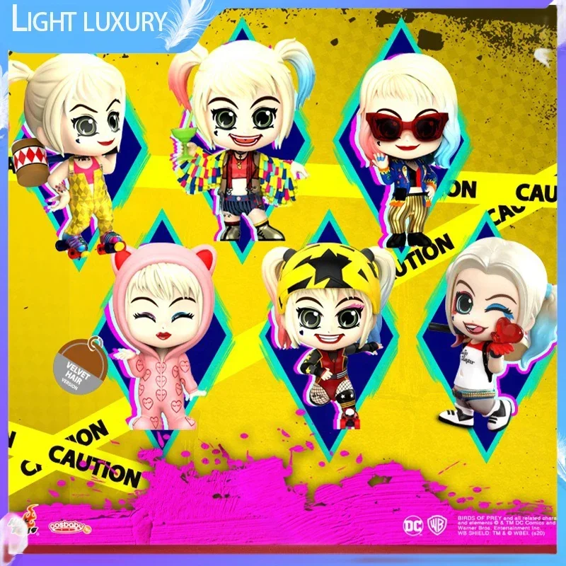 Hot Toys Dc Harleen Quinzel Action Figure Suicide Squad Birds Of Prey Series Kawaii Cosbaby Mini Collection Doll Toys Regalo Per Bambini