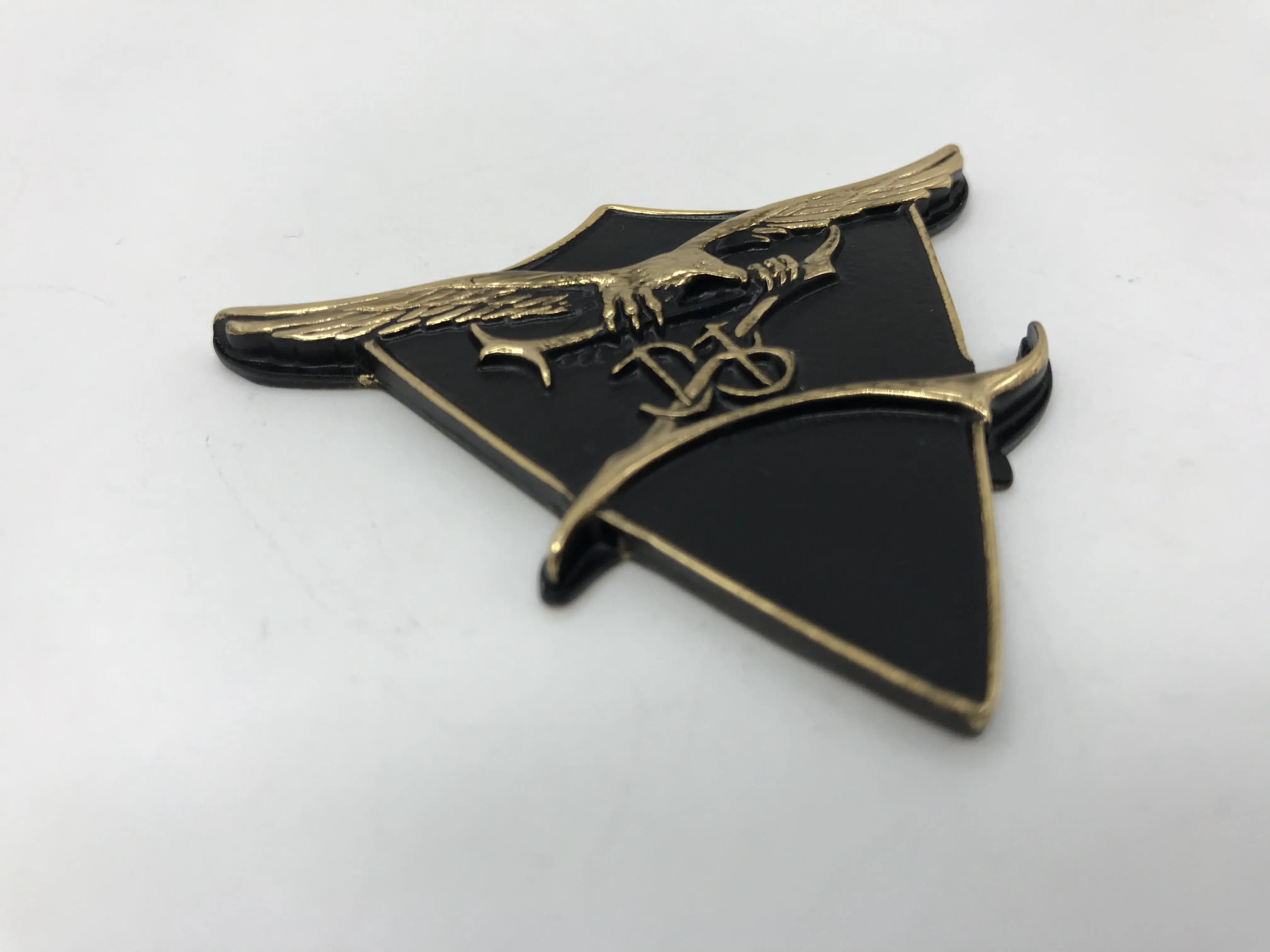 Dbz Chitarra Paletta Logo Metallo In Colore Dorato Dbz Uccello Della Prede Originale E Nuovo