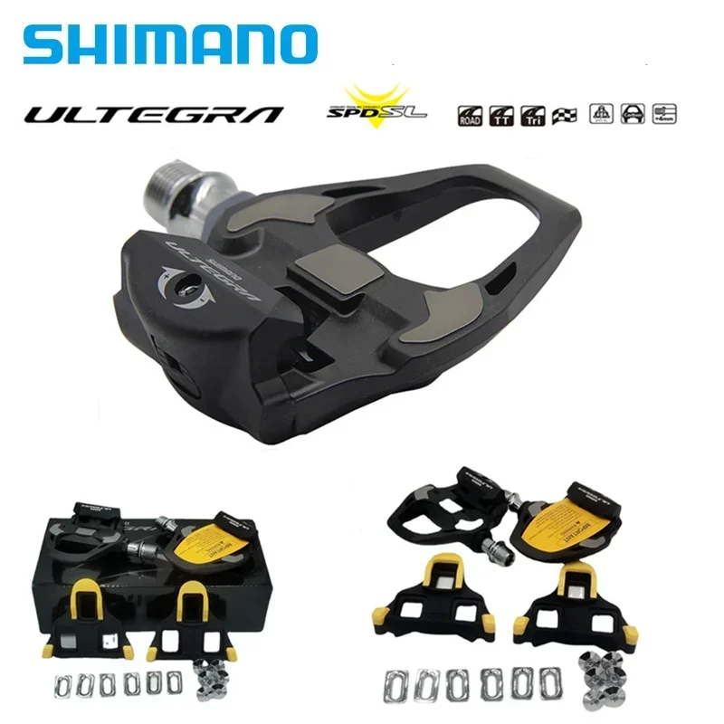 Shimano Ultegra Pd-R8000 Pedali Bici Da Strada Pedali Clipless Con Sm-Sh11 Spd-Sl Tacchetti R8000 Pedali Bici Da Strada Pedali In Carbonio