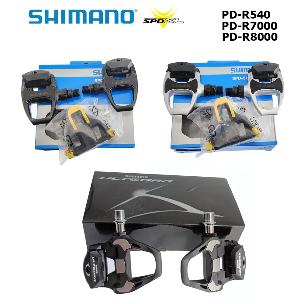 Shimano Pd R540 105 R7000 Ultegra R8000 Pedale In Carbonio Pedale Bici Da Strada Pedale Di Bloccaggio Automatico Con Parti Di Tacchetta Sh11