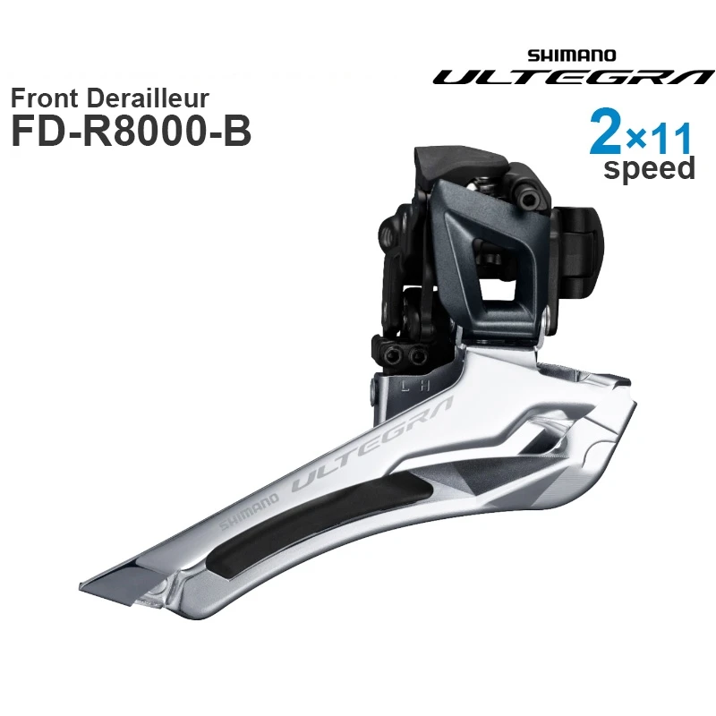 Shimano Ultegra R8000 2X11V Deragliatore Anteriore Fd-R8000-B Morsetto Supporto Fascia/Fd-R8000-F Brasato-Su Strada Di Montaggio-2X11-Velocità Origine