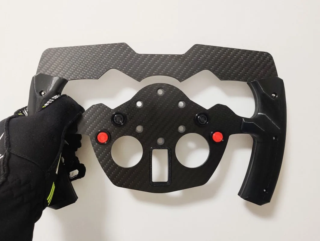 Volante Da Gioco In Fibra Di Carbonio Per Logitech G29 G923 F1 Racing Sim Wheel Mod Gt Surface