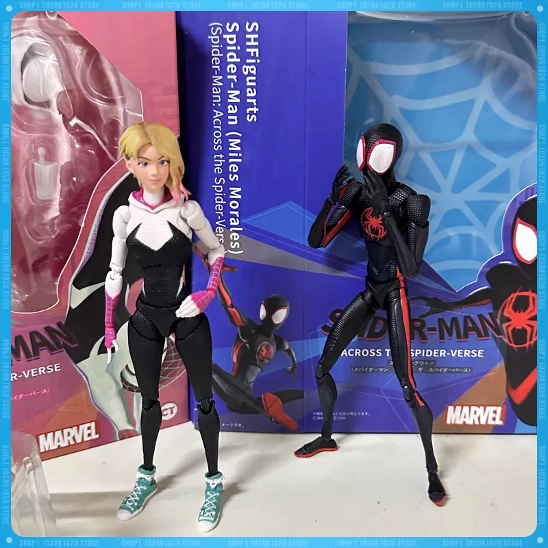 Marvel Legends Figure Spiderman Miles Morales Honduras Stacy Action Figure Spiderman Statue Collection Modello Bambola Regali Di Natale