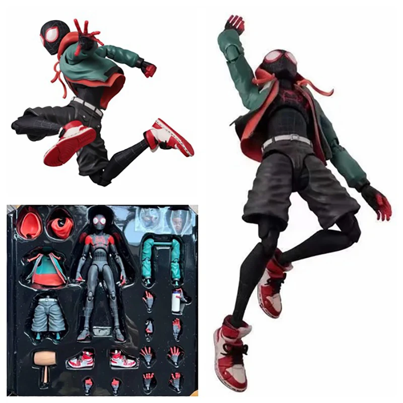 In Magazzino Marvel Legends Sentinel Spiderman Action Figure Spider-Verse Miles Sv Shf Morales Peni Parker Anime Figure Statue Toys