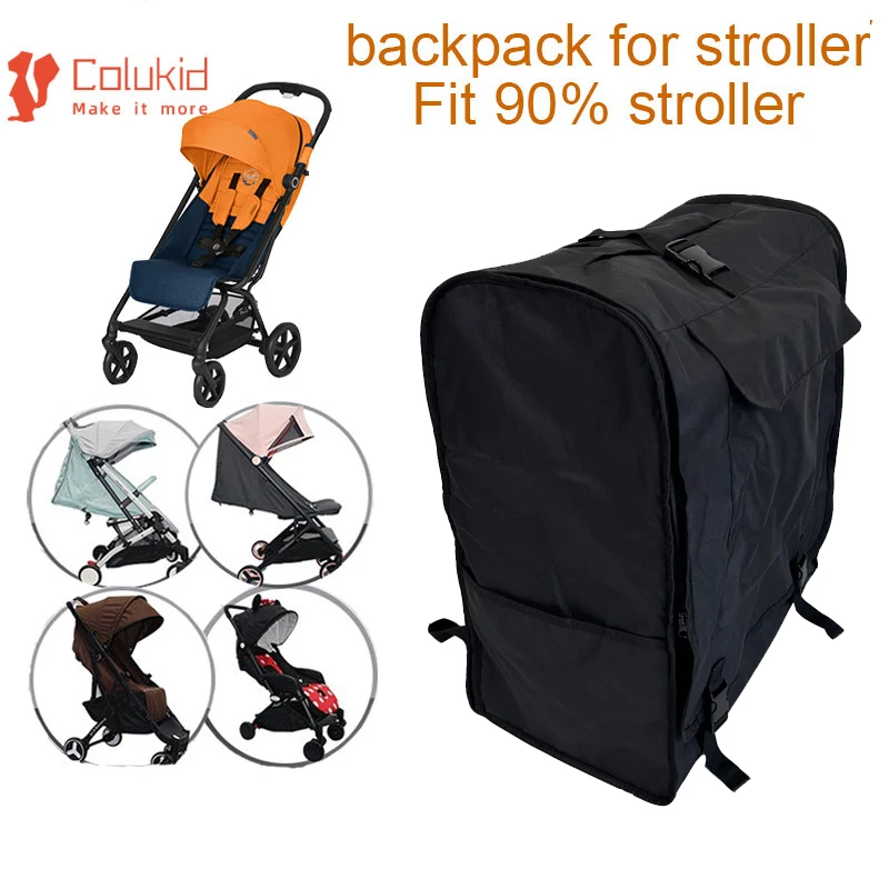 Colum Kid®Zaino Portaoggetti Per Passeggino Nuovo Di Zecca Per Bugaboo Butterfly Cybex Eezy S Twist Gb Qbit + Borsa Da Viaggio Per Carrozzina Sweet Pu