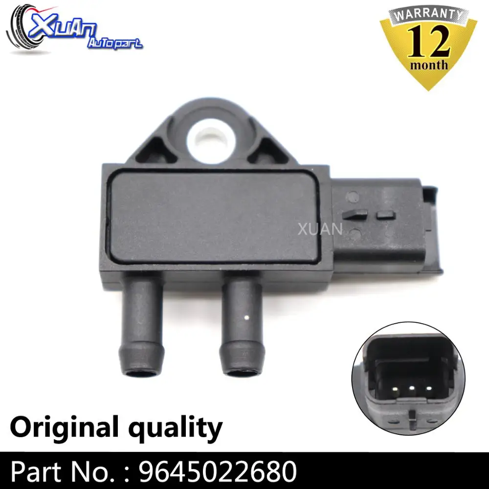 Xuan 9645022680 Dpf Di Scarico Sensore Di Sensore Di Pressione Differenziale Per Peugeot 5008 508 607 807 Rcz Expert Partner Lancia Phedra