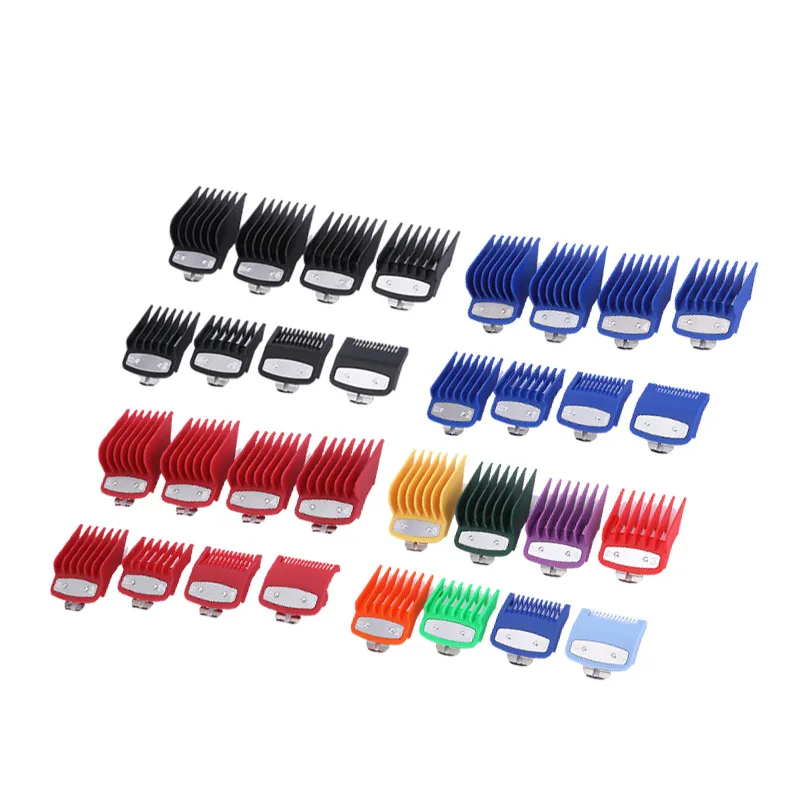 8 Pz Universale Trasparente Tagliacapelli Protezioni Per Wahl Madeshow Clip In Metallo Clippers Accessori Per Barbiere Trimmer Limite Pettini