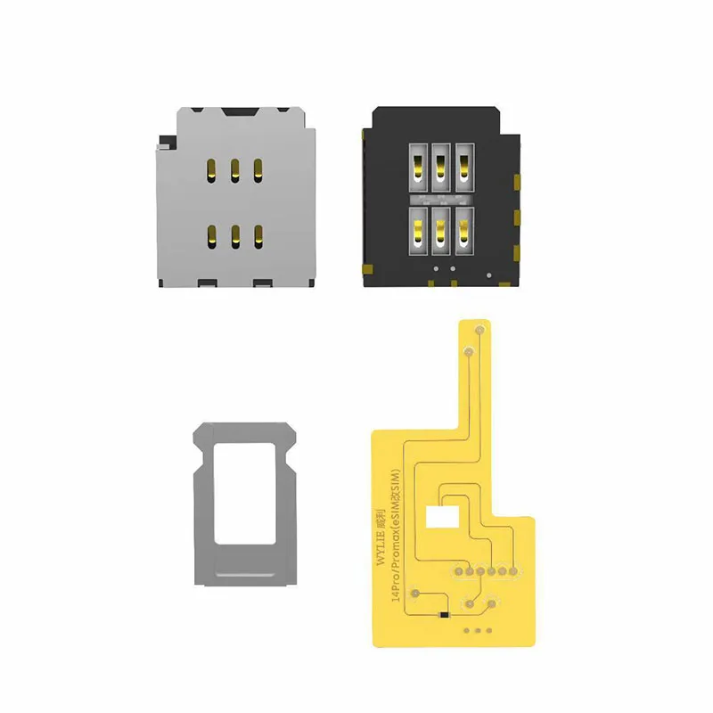 Wylie Esim Converti In Sim Dual Card Flex Muslimah Per Iphone 15/15Plus/14 Pro Max/14Plus Esim In Vassoio Slot Per Scheda Sim Singola