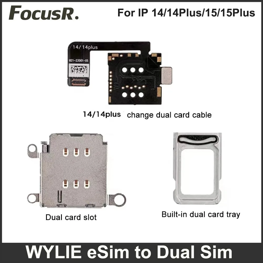 Scheda Wylie Esim A Slot Per Scheda Singola Per Iphone 14 Pro 14Pro Max 15 Plus Esim A Dual Sim Non È Necessario Separare Nessun Danno Parte Flessibil