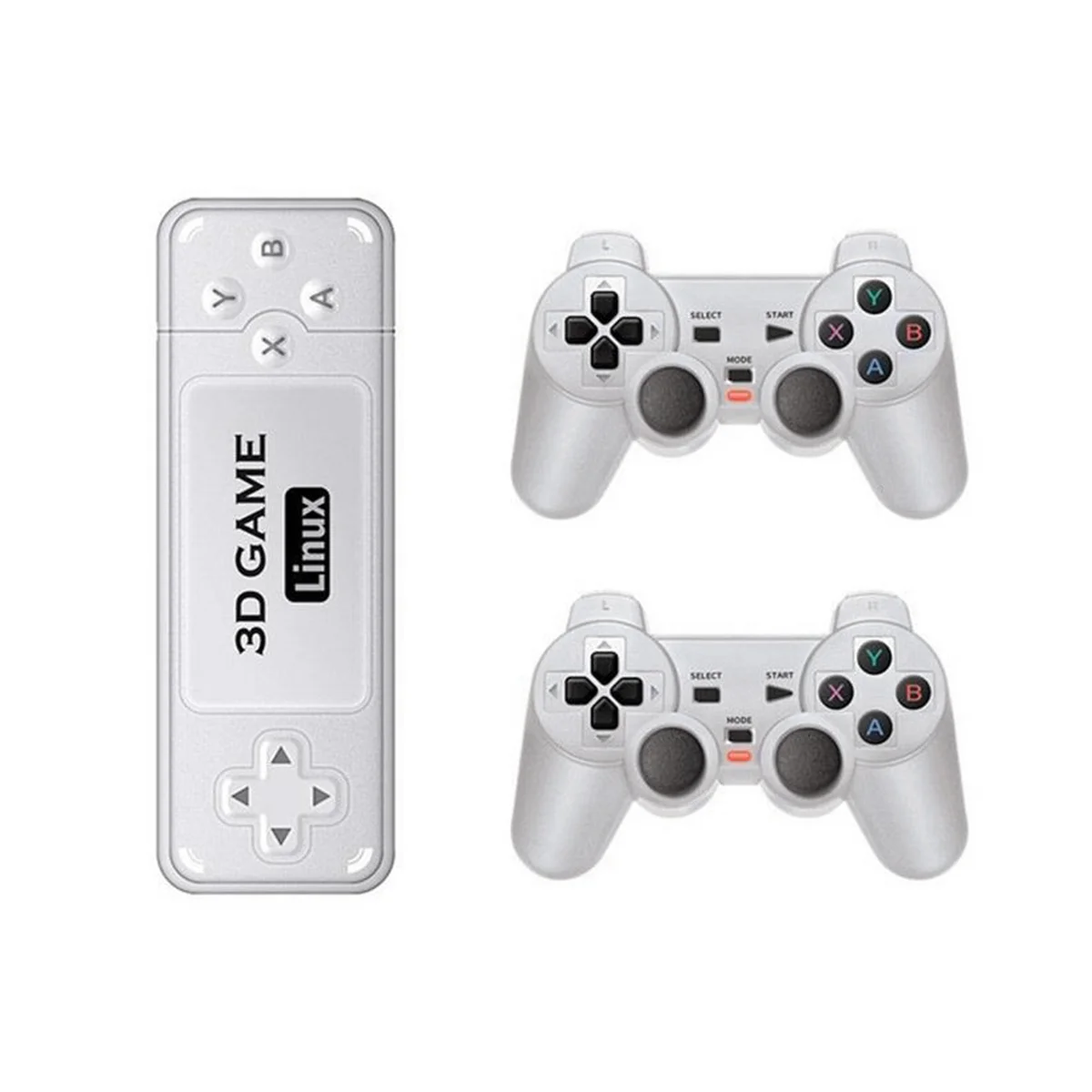Y6 Console Di Gioco Home Video 4K Hd Game Stick 2.4G Wireless Dual Player Controller Media Player-64G