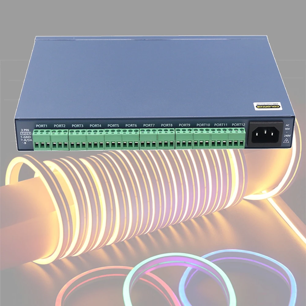 Madmapper/ Madix/Resolme Artnet Decoder A Spi & Dmx 12240Pixel Ws2812 Ws2815 Dmx512 Trigger Lettore Sd Controller Di Illuminazione Ktv