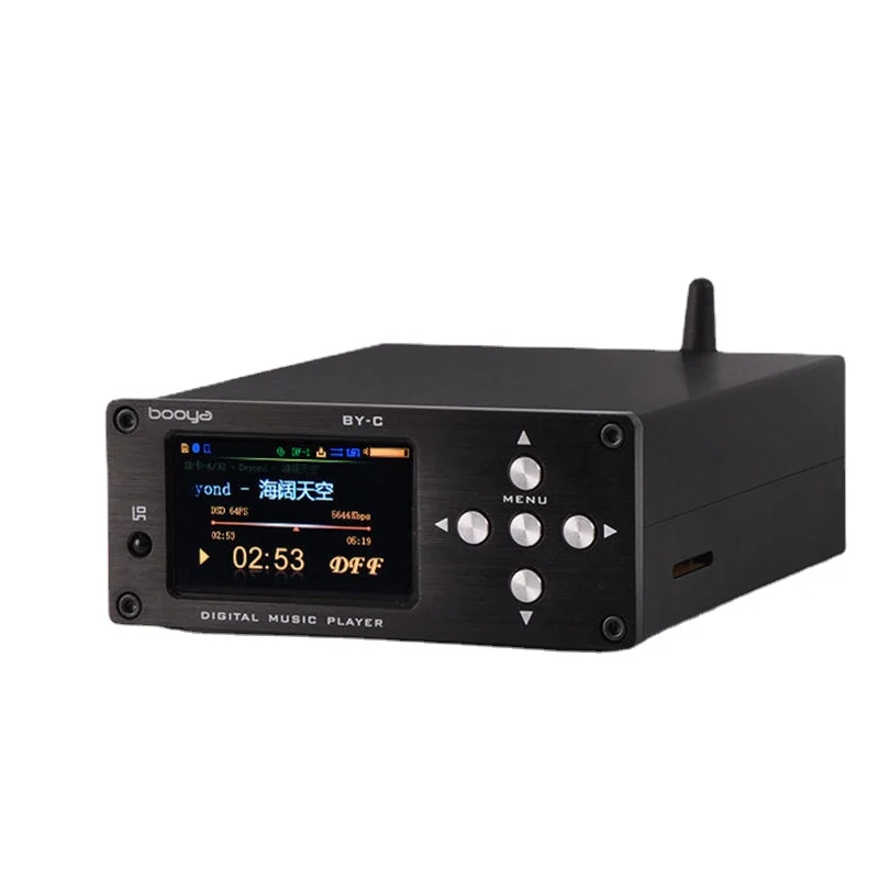 Audiophile Home Digital Audio Player Dsd256 Master Band Digital Lossless Player 12V Car Home Wireless Bluetooth Coassiale Decoder