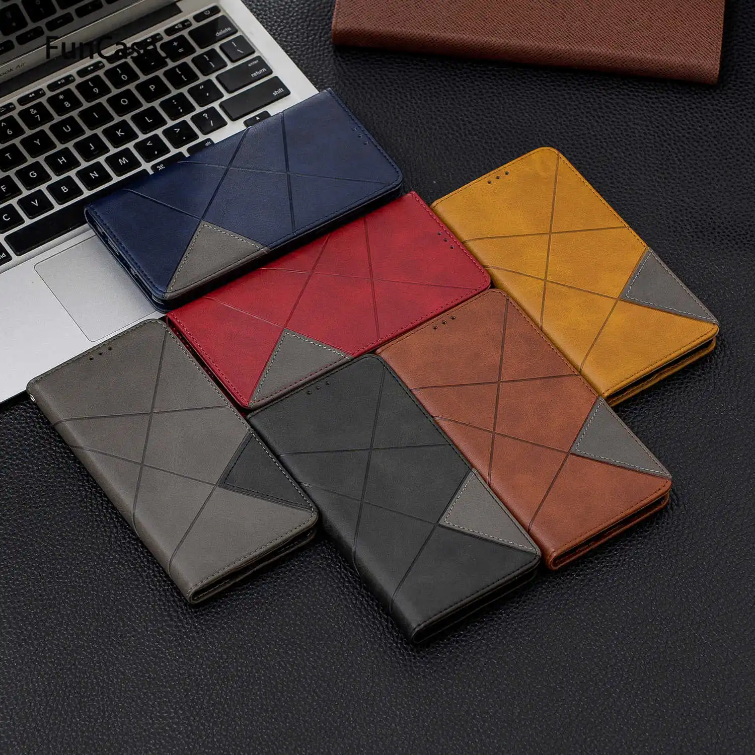 Custodie Per Smartphone Y7 2018 Per Custodia Huawei Y7 2018 Diamond Portafoglio Flip Case Per Carcaso Custodia Huawei Honor 7C Movil Coque