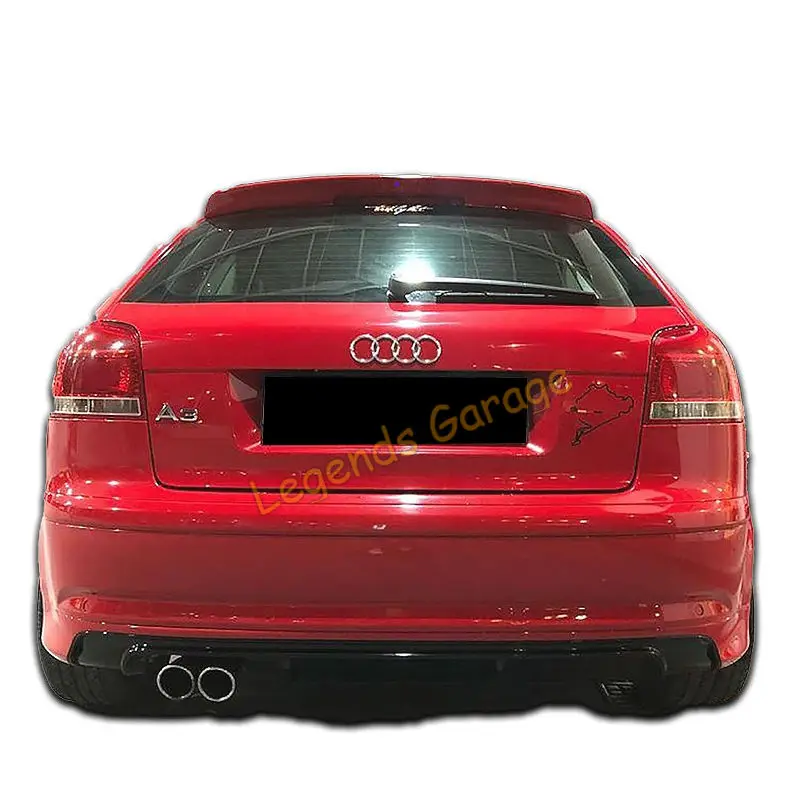 Per Audi A3 8P S3 2005 - 2008 3 Porte Compatibile S3-Style Diffusore Paraurti Posteriore-Accessori Auto Tuning Ornamento Modifica Lembi