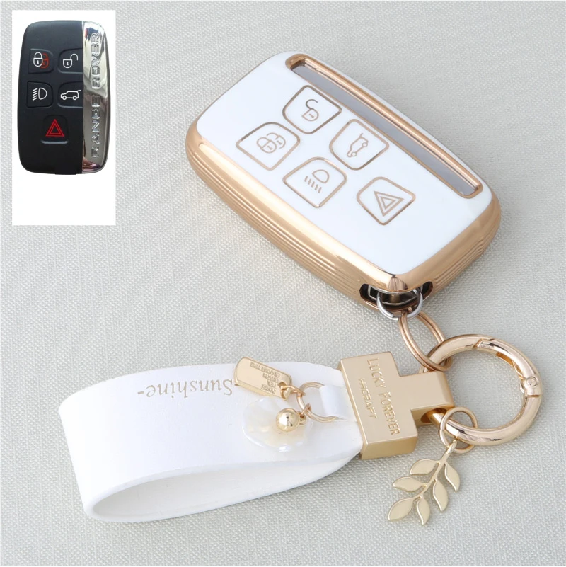 Tpu Car Key Case Cover Key Bag Holder Protector Per Land Rover Range Rover Sport Evoque Freelander 2 Velar Discovery 4 Accessorio