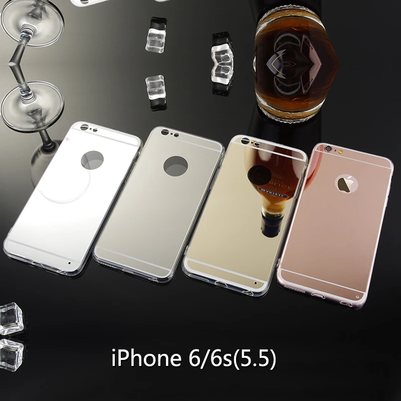 Custodie Per Telefoni In Oro Rosa Per Aifon Iphone 6 Plus Cover Posteriore Morbida In Tpu Capinhas Per Iphone 6S Plus 5 5S Se 6 Plus Celular Coque