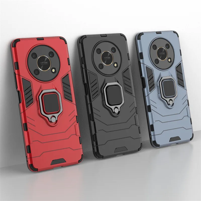 Per Honor Magic 4 Lite 5G Custodia Anello Dito Silicone Shockroof Telefono Paraurti Posteriore Honor Magic 4 5 Lite 4G 5G Cover Magic 4 Lite 5G